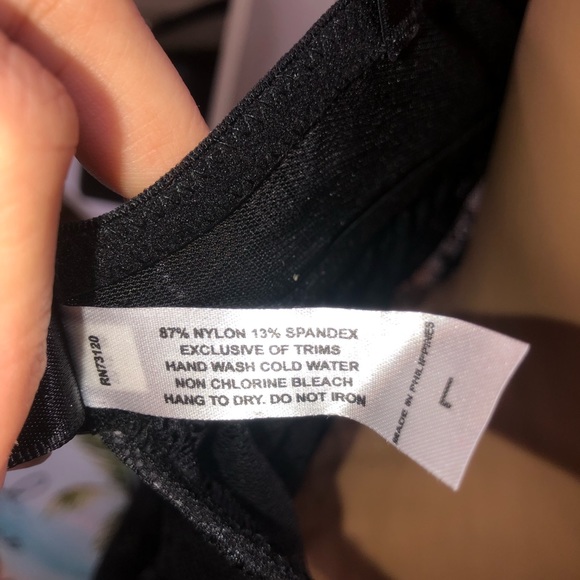 Frederick's Of Hollywood NWOT! Black Lace Mesh Babydoll And Bottom 2 Piece Set - Picture 10 of 14